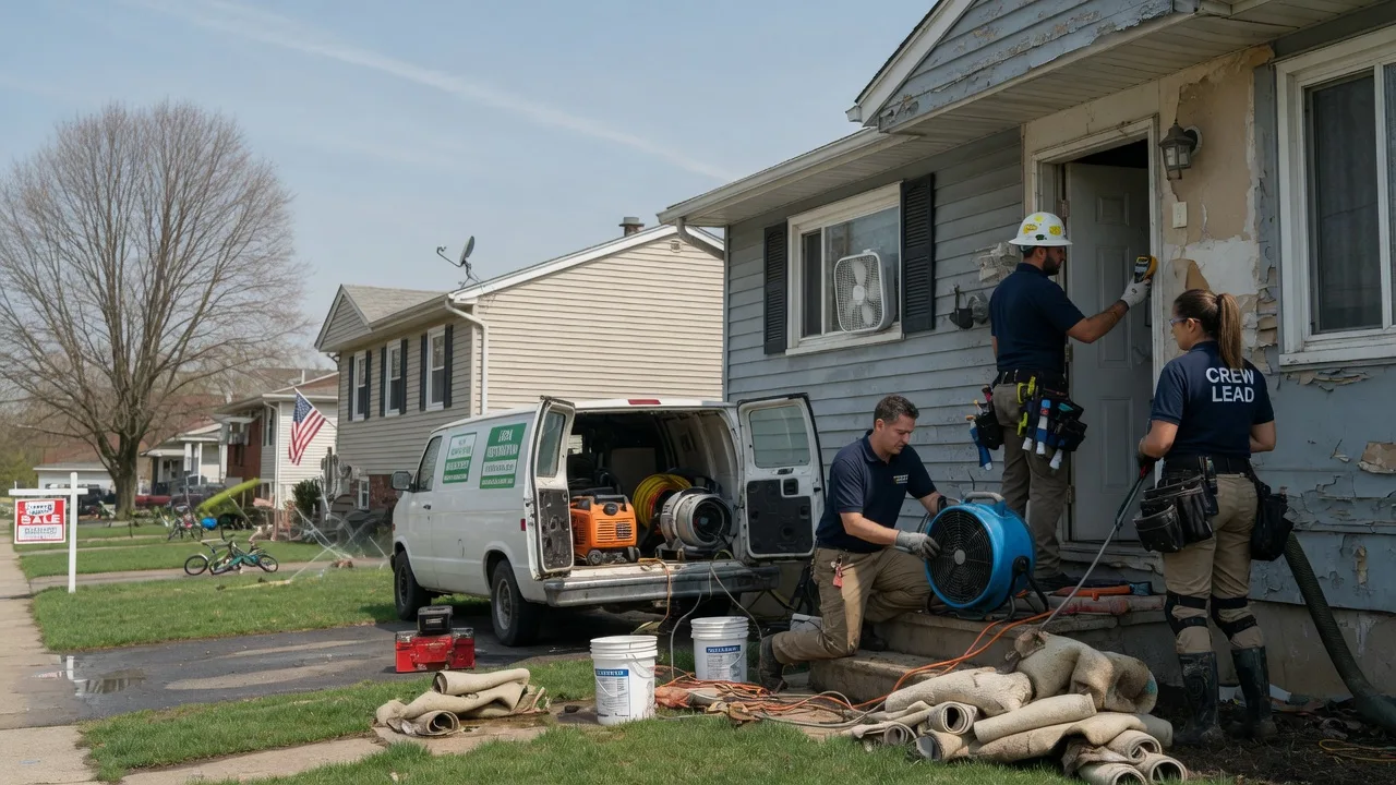 Flood Cleanup in Gloucester City, NJ near me